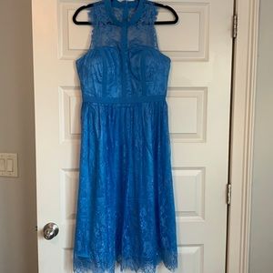 liza luxe blue dress size M
